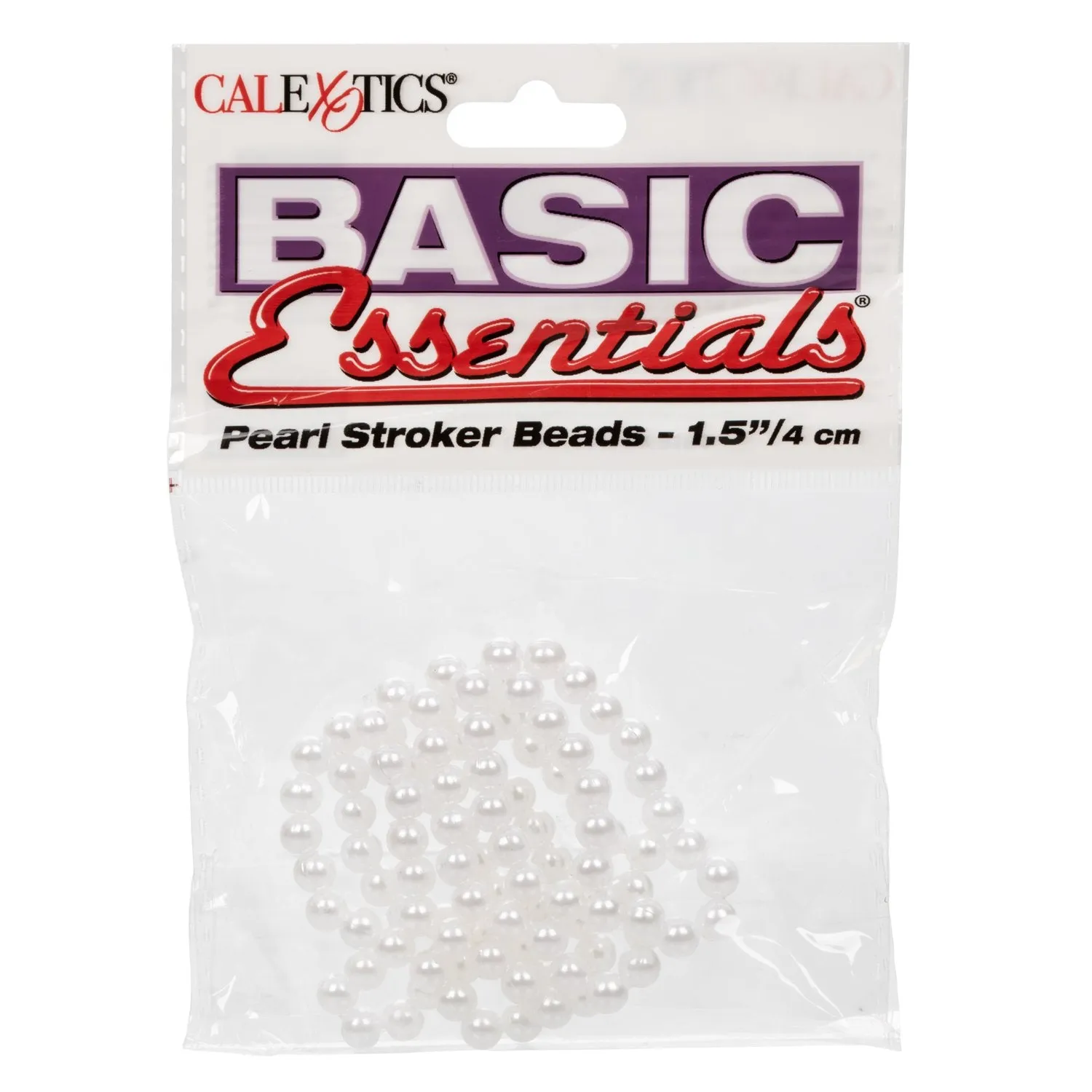 Basic Essentials Pearl Stroker Beads - 1.5