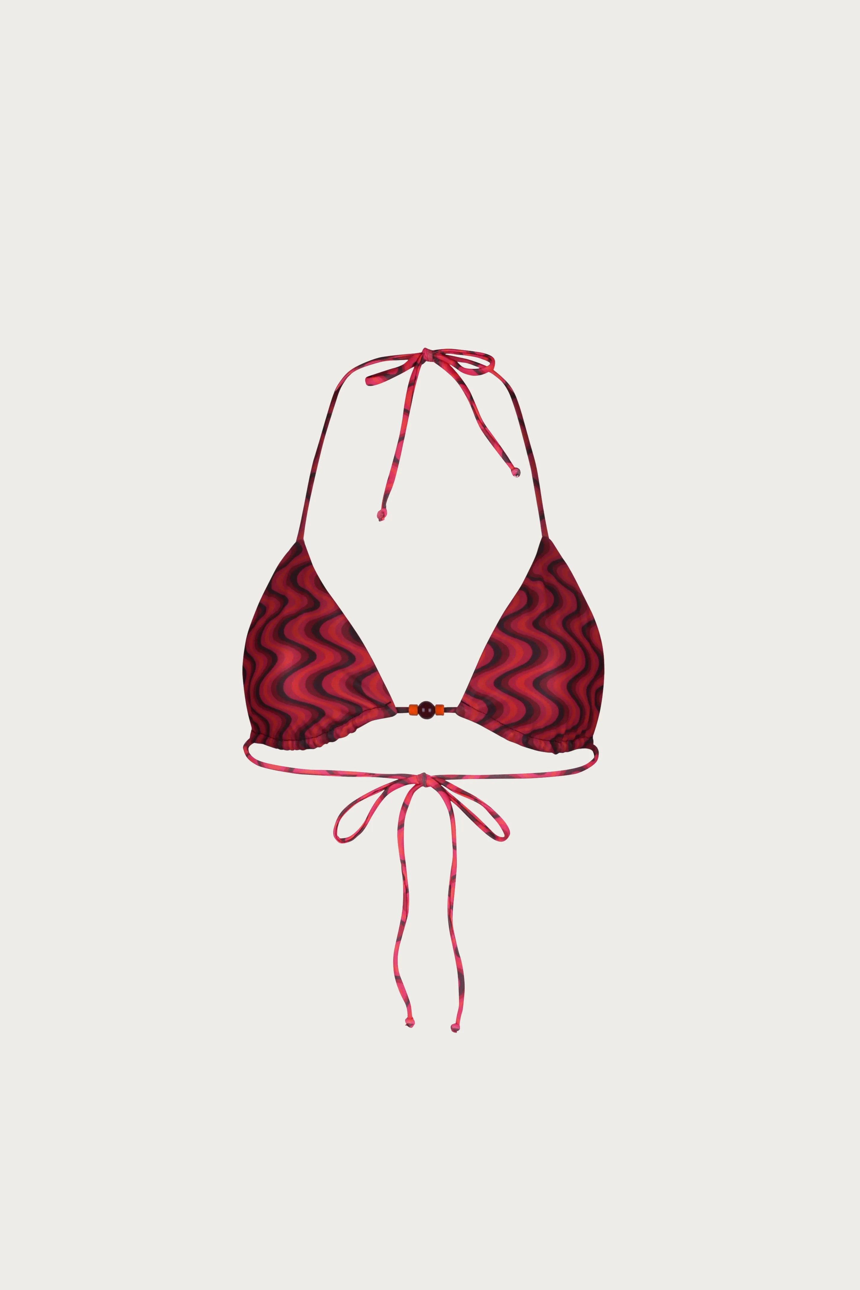 Beaded Triangle Top (Pink Retro)