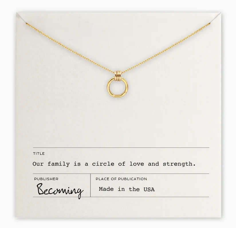 Becoming Sentiment Necklaces