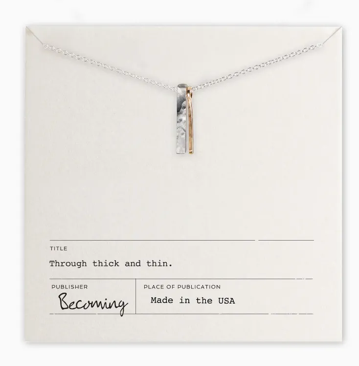 Becoming Sentiment Necklaces