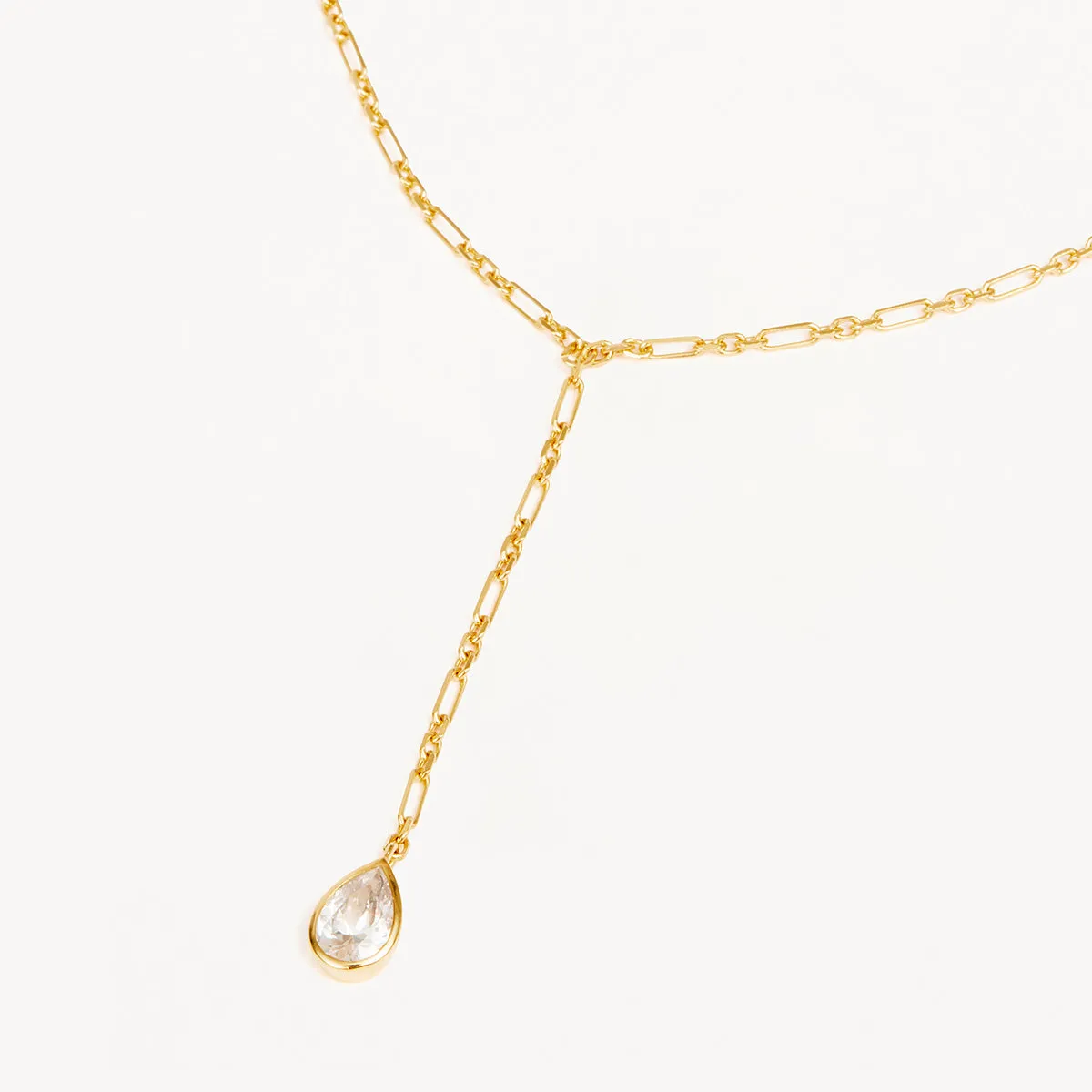 By Charlotte Adored Lariat Necklace, Gold