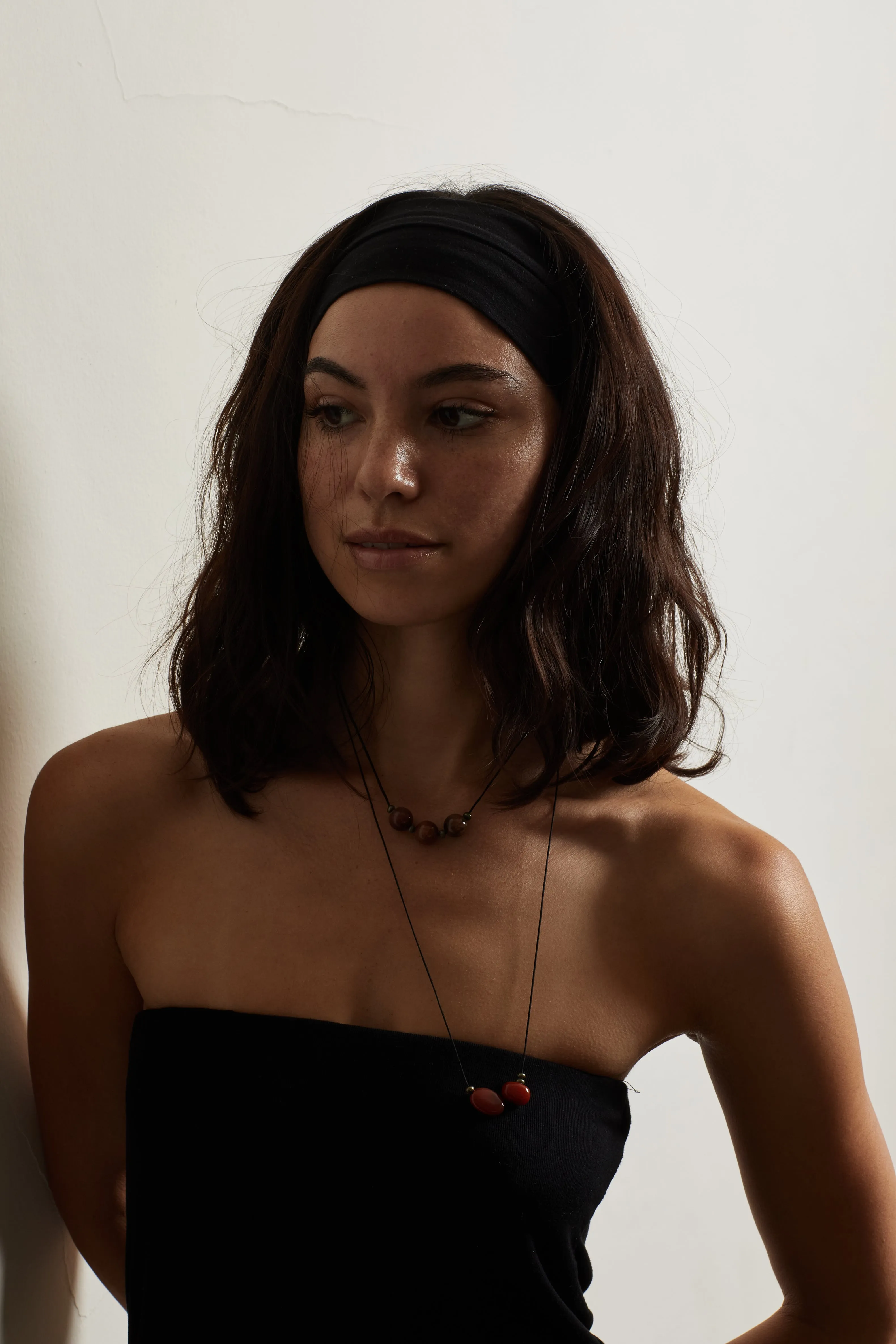 Double Red Agate Necklace