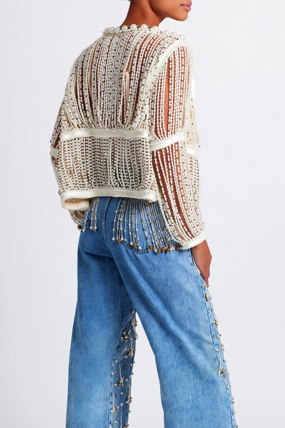 FULLY BEADED JACKET (RUNWAY)