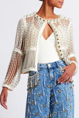 FULLY BEADED JACKET (RUNWAY)