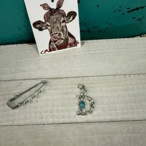 Initial Clip-on Charms: D