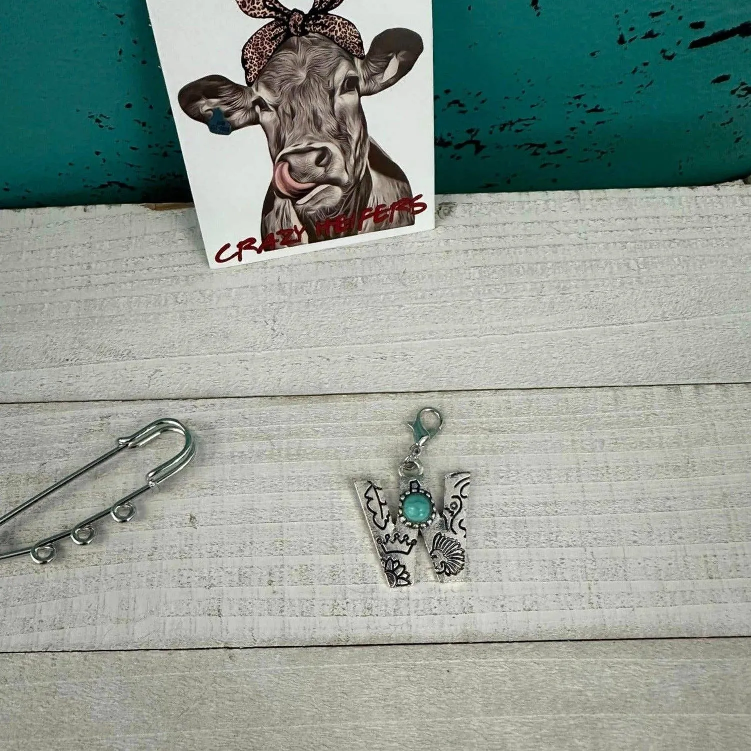 Initial Clip-on Charms: D
