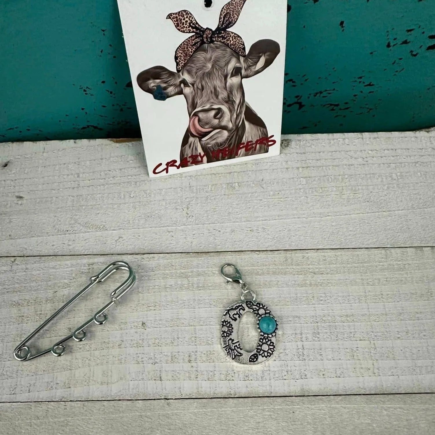 Initial Clip-on Charms: D