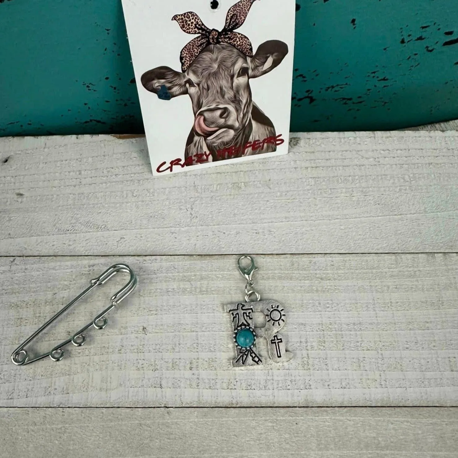 Initial Clip-on Charms: D