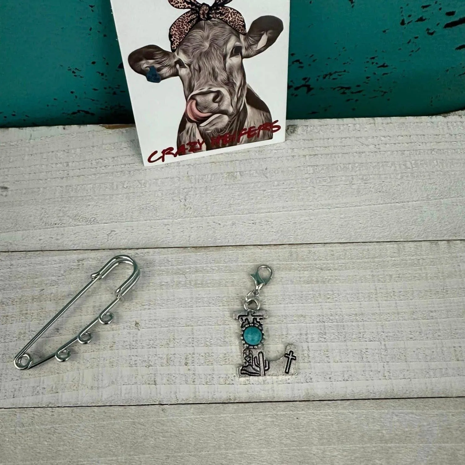 Initial Clip-on Charms: D