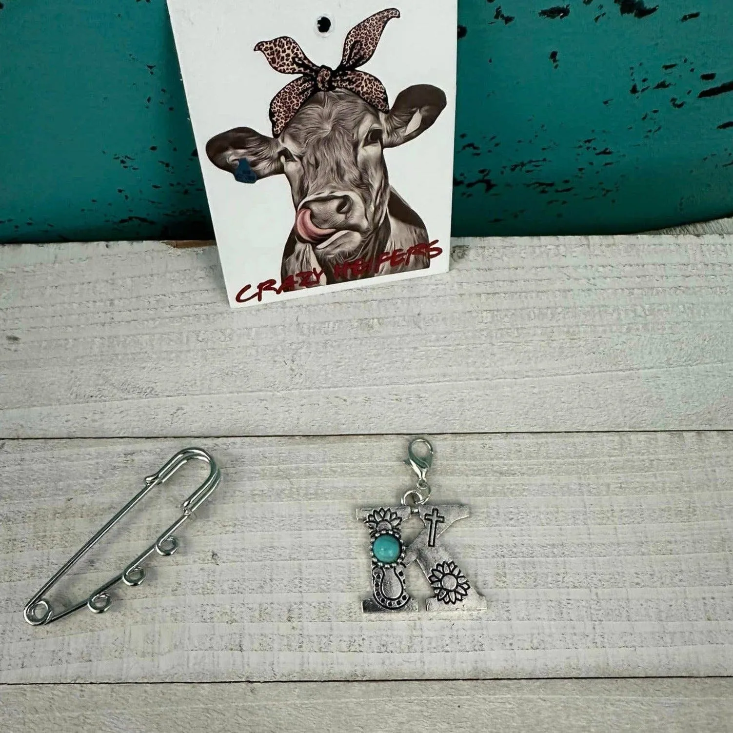 Initial Clip-on Charms: D