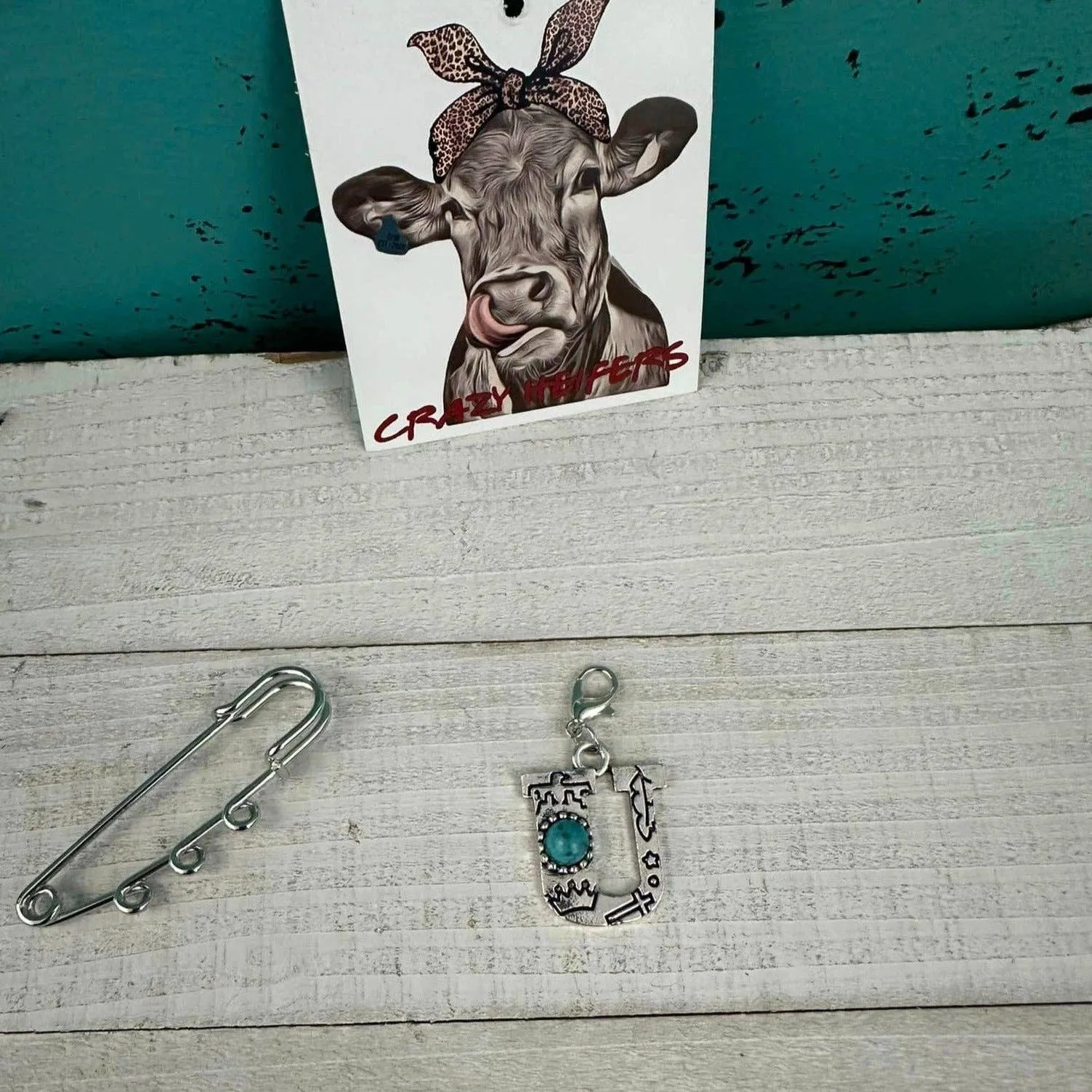 Initial Clip-on Charms: D