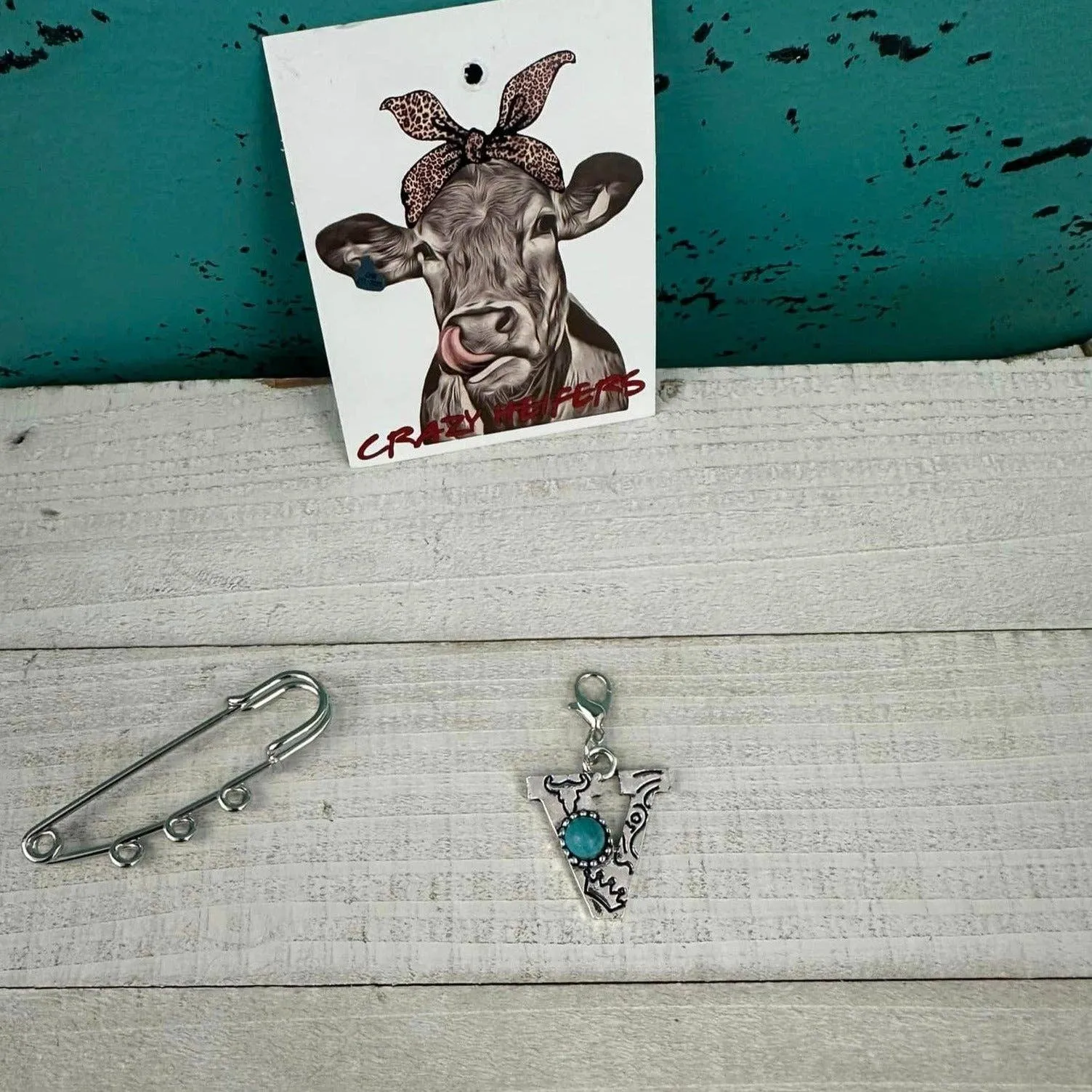 Initial Clip-on Charms: D