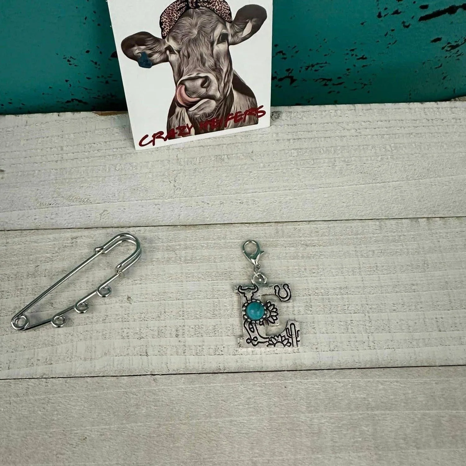 Initial Clip-on Charms: D