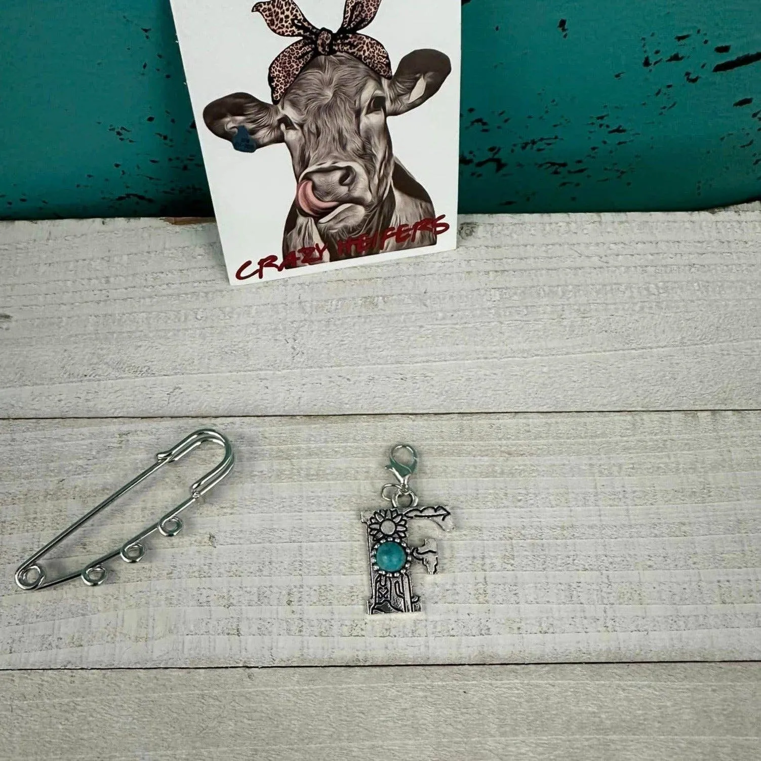 Initial Clip-on Charms: J