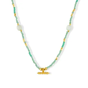 Sadie Necklace Aqua