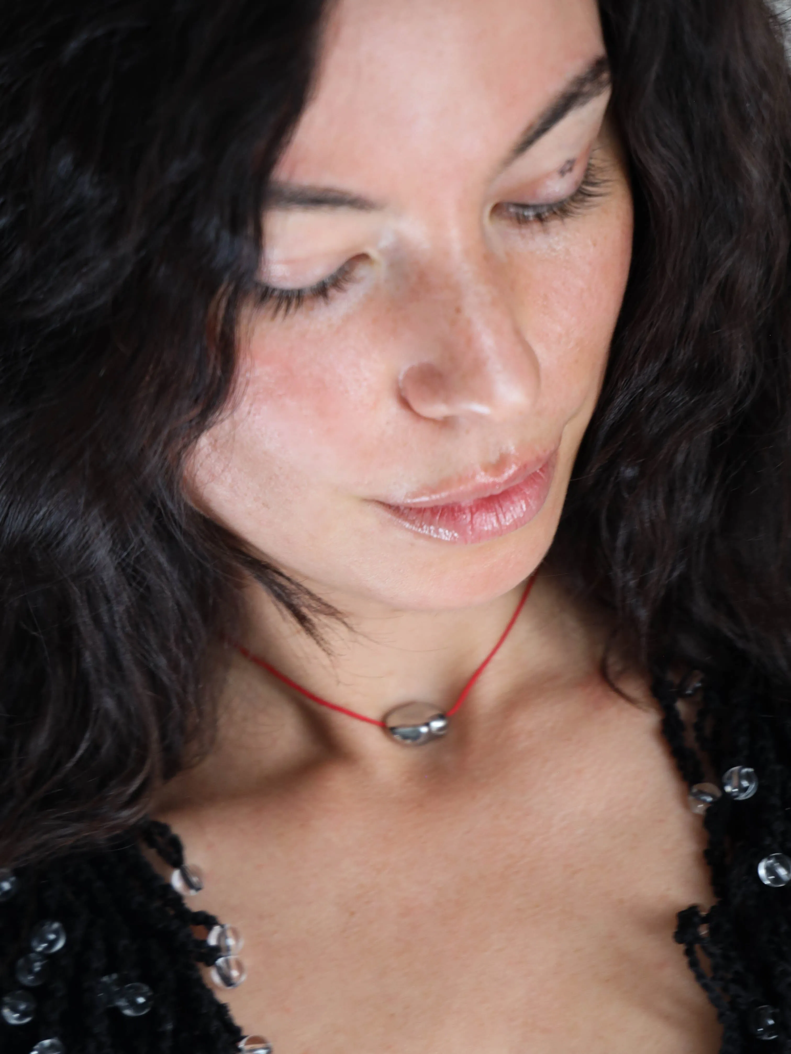 Single Silver Pearl Necklace