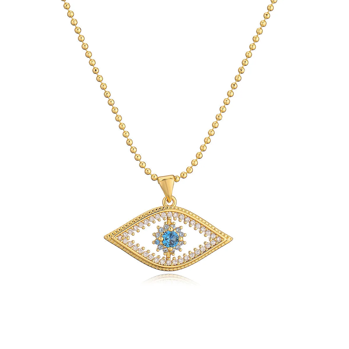 SISSLIA High Quality 2024 Trend 18k Gold Rhinestone Women Necklace Jewelry Pendant Crystal Necklace for Women