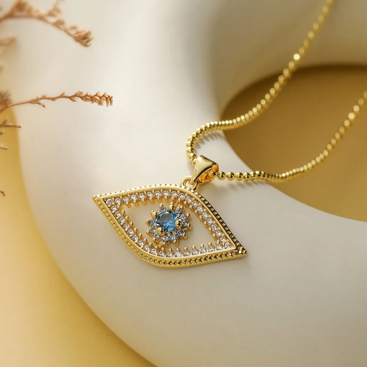 SISSLIA High Quality 2024 Trend 18k Gold Rhinestone Women Necklace Jewelry Pendant Crystal Necklace for Women