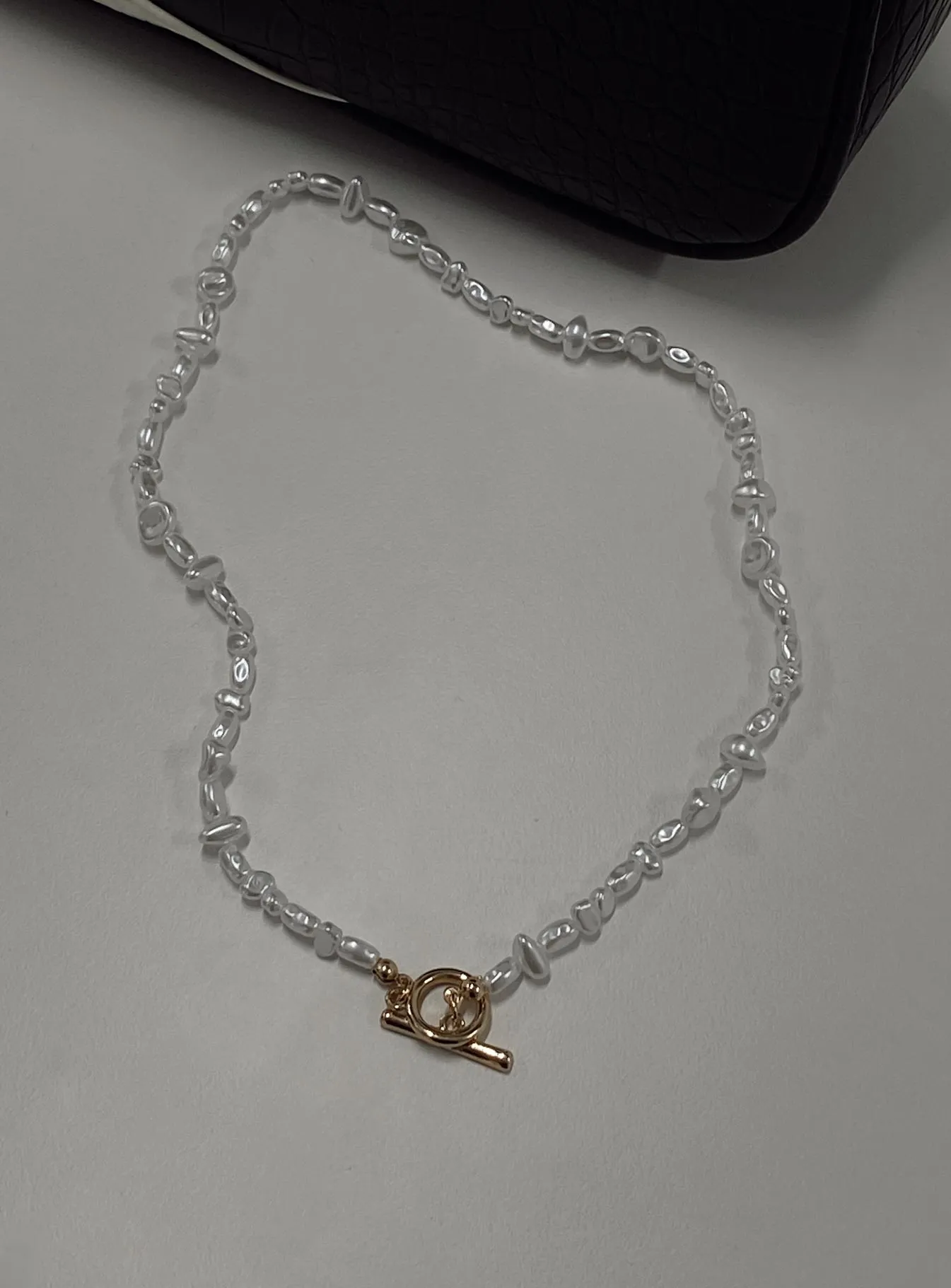 Sutter Pearl Necklace White
