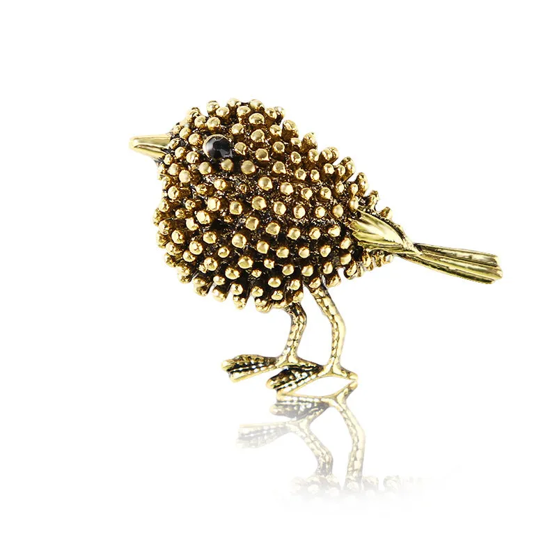 XSB007 - Retro Bird Brooch